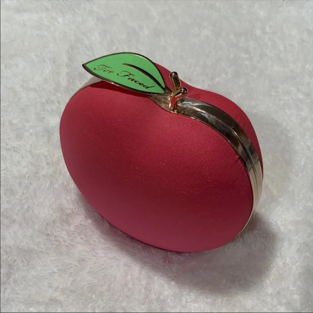 Too Faced Peach Minaudiere Clutch Purse